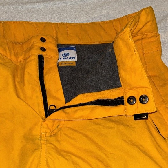 Slalom women’s black and yellow waterproof ski/snowboarding pants size small - Picture 4 of 13